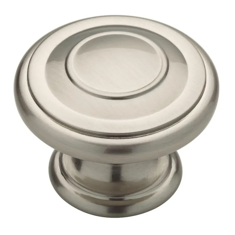 Harmon Cabinet Knob, Satin Nickel, 1-1/4-In.