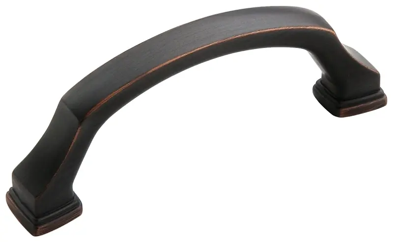 Amerock Traditional Arch Cabinet Pull 3 In. Oil Rubbed Bronze Brown 1 Pk