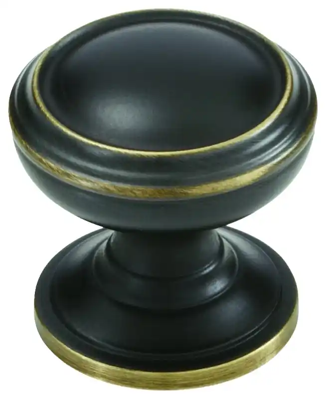 Revitalize Venetian Bronze Round Cabinet Knob 1-1/4 In Diameter