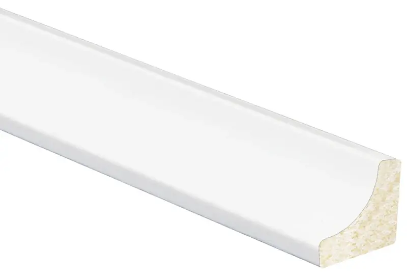 Interior Crown Moulding, Crystal White Polystyrene, 11/16-In. X 8-Ft.
