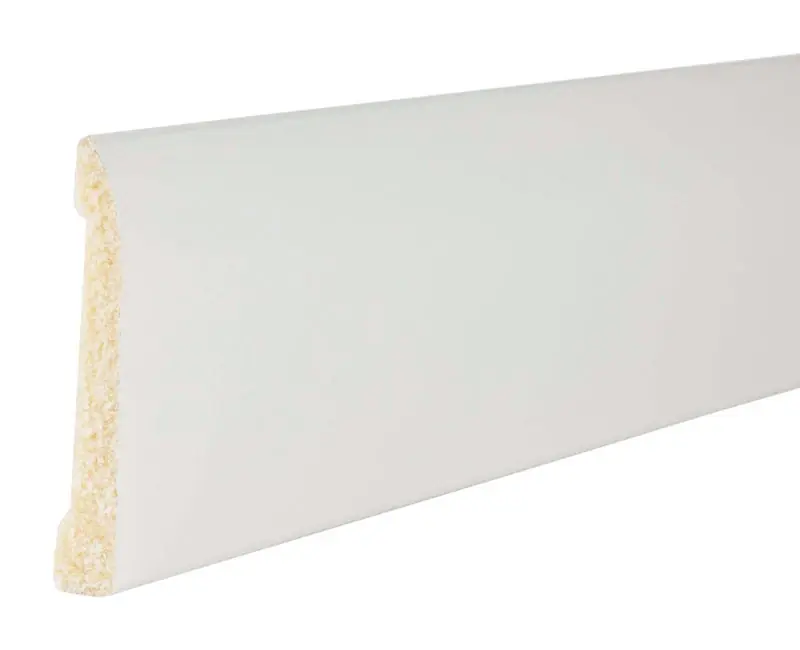 Interior Crown Moulding, Crystal White Polystyrene, 1-15/16-In. X 7-Ft.