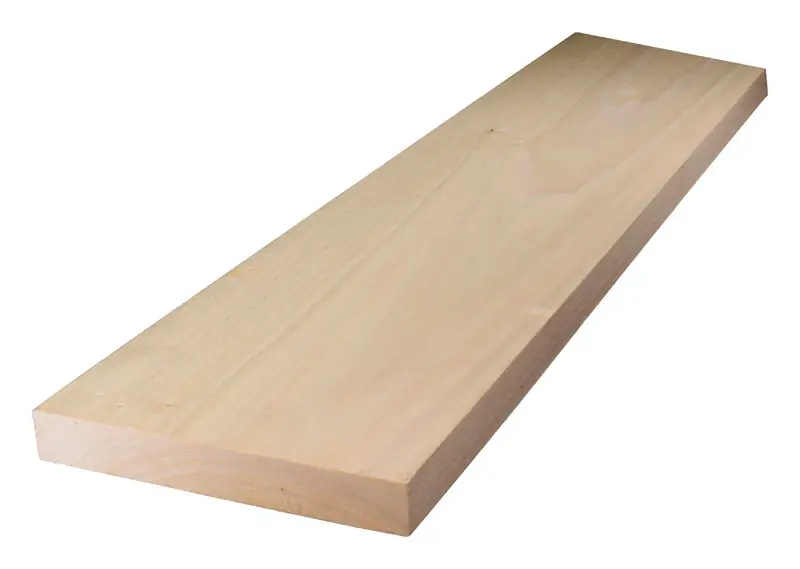 Poplar Board 1 In. X 6 In. X 6 Ft. For Versatile Projects