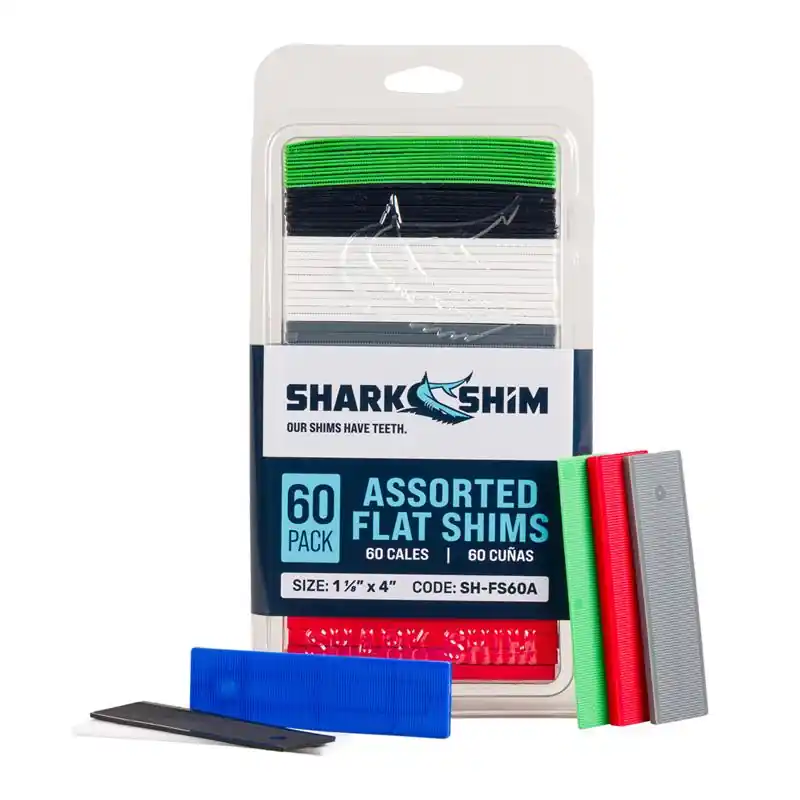 Broadfix Hard Plastic Shims – 1.10" X 3.94", Pack Of 60