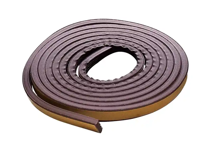 Brown 17 Ft. 3/8 In. Extreme Temperature Small Gap Rubber Weatherstrip
