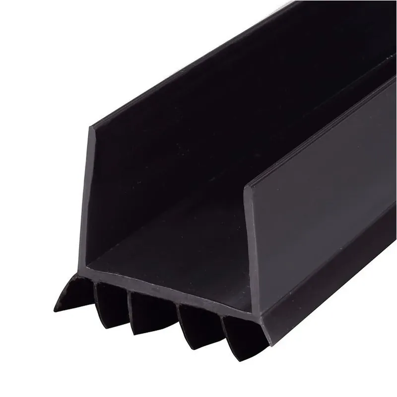 M-D 43339 Vinyl Under‑Door Seal – 2" Wide, 1‑¾" Thick, 36" Length, Black