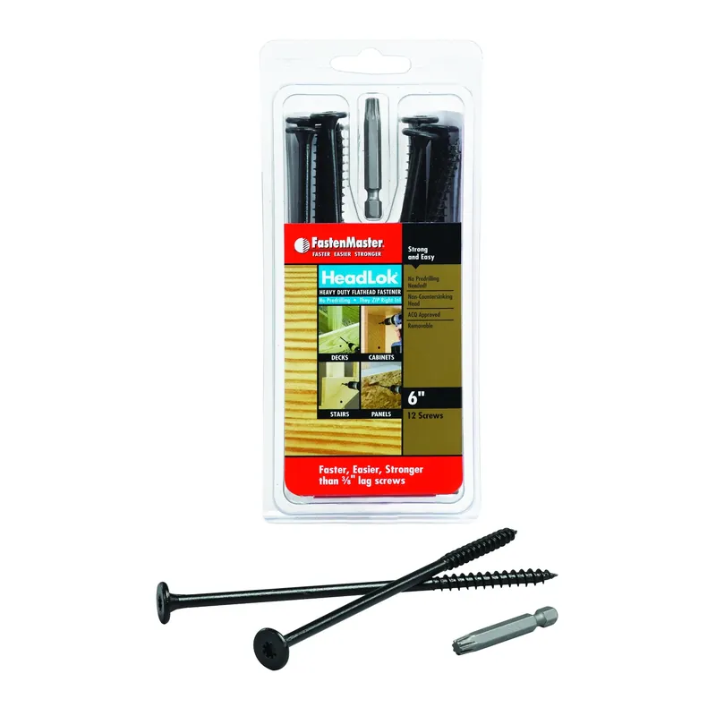 FastenMaster HeadLok 6 In. L Spider Epoxy Coarse Wood Screws 12 Pk
