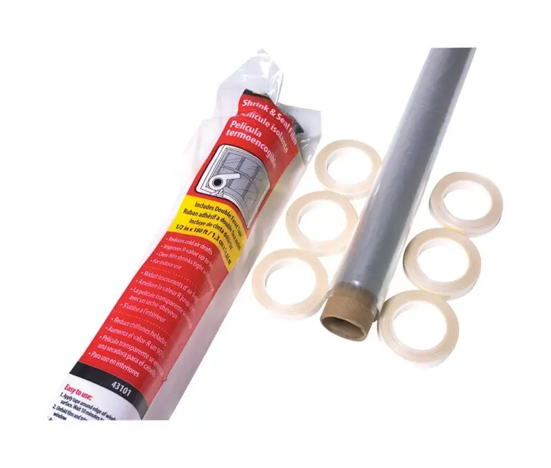 Clear Indoor Window Shrink Film 84 In. W X 25 Ft. L