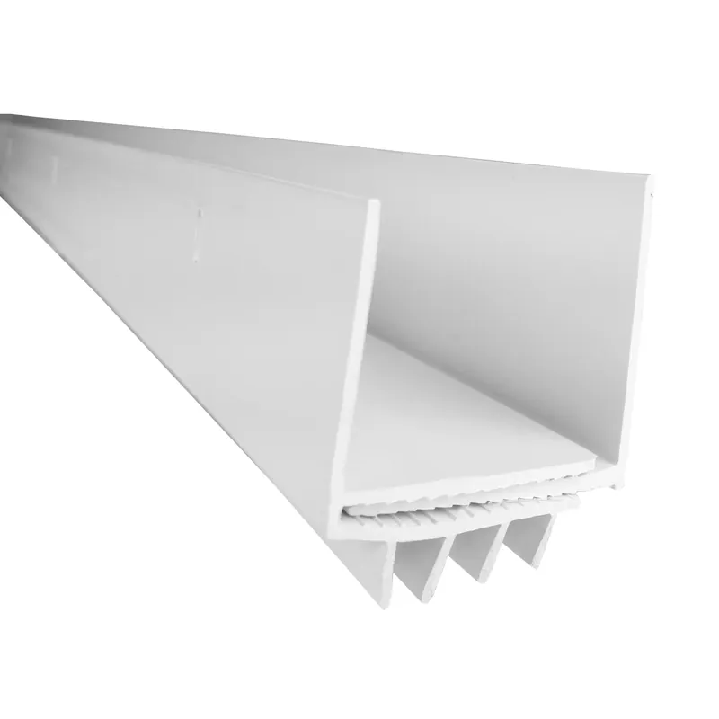White Vinyl U-shaped Door Bottom 36 In. L X 1-3/4 In.