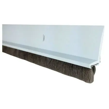 M-d Building 19119 Vinyl Door Sweep Pile Brush, 36 Inch Length, White