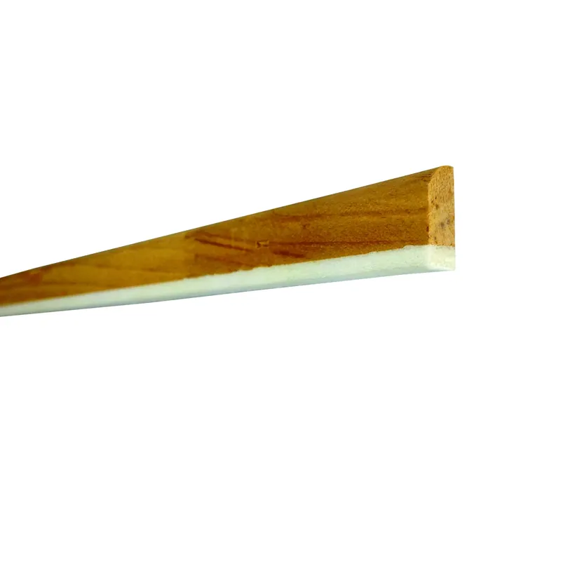 Brown/white Foam/wood Weatherstrip For Doors 7 Ft. L X 0.75 In.