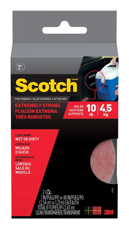 Scotch Medium Foam Hook And Loop Fastener 48 In. L 1 Pk