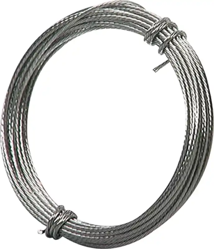 HILLMAN OOK Silver Picture Wire 100 Lb 1 Pk