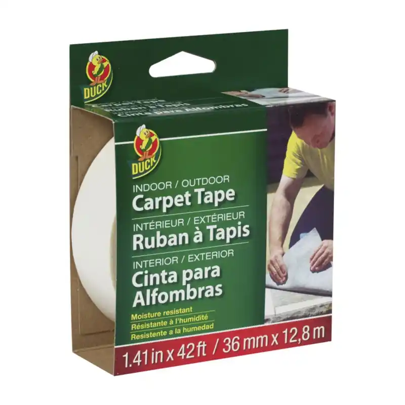 Fiberglass Carpet Tape, Indoor/Outdoor, 1.41-In. X 42-Ft.