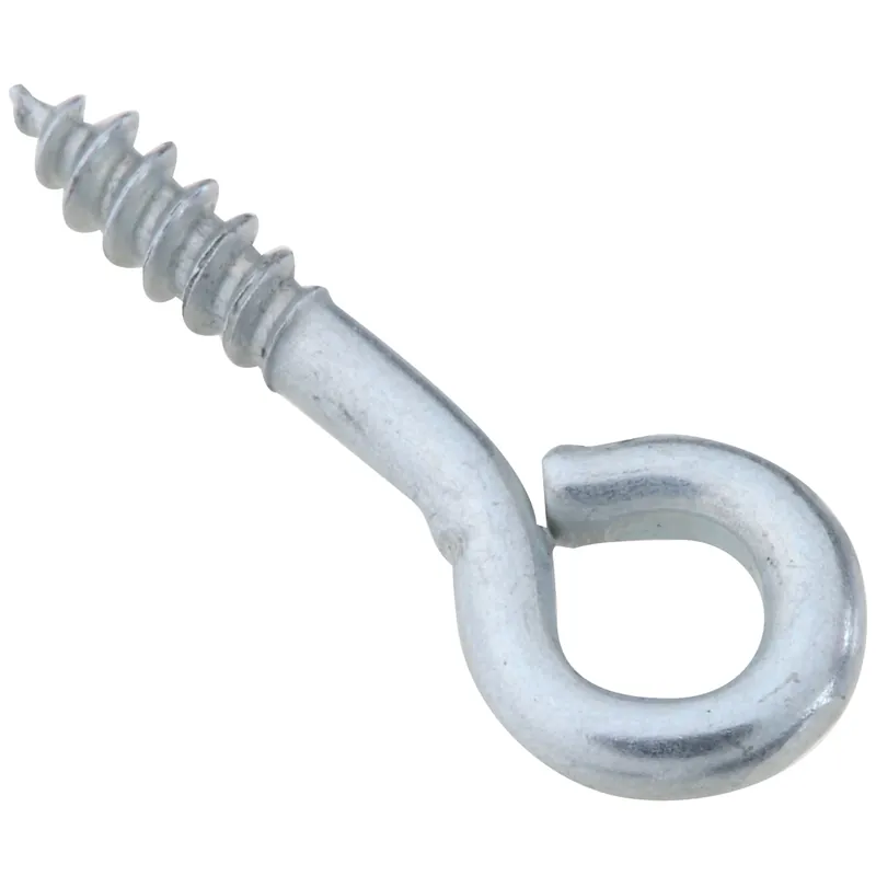 National Hardware 0.08 In. D X 13/16 In. L Zinc-Plated Steel Screw Eye 10 Lb. Cap. 10 Pk