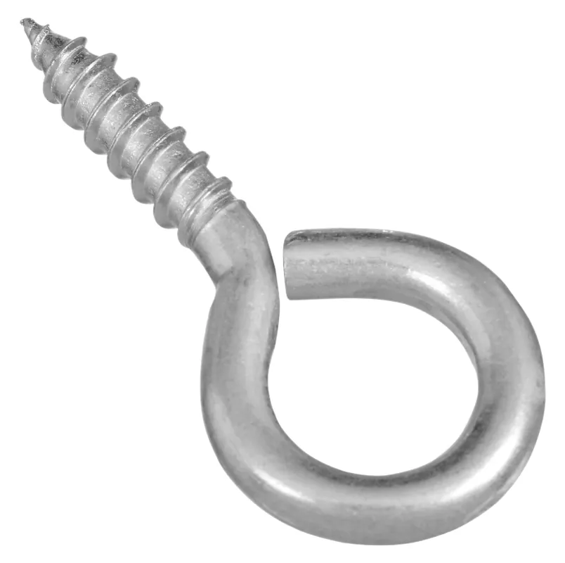 National Hardware 0.22 In. D X 2-3/16 In. L Zinc-Plated Steel Screw Eye 65 Lb. Cap. 3 Pk