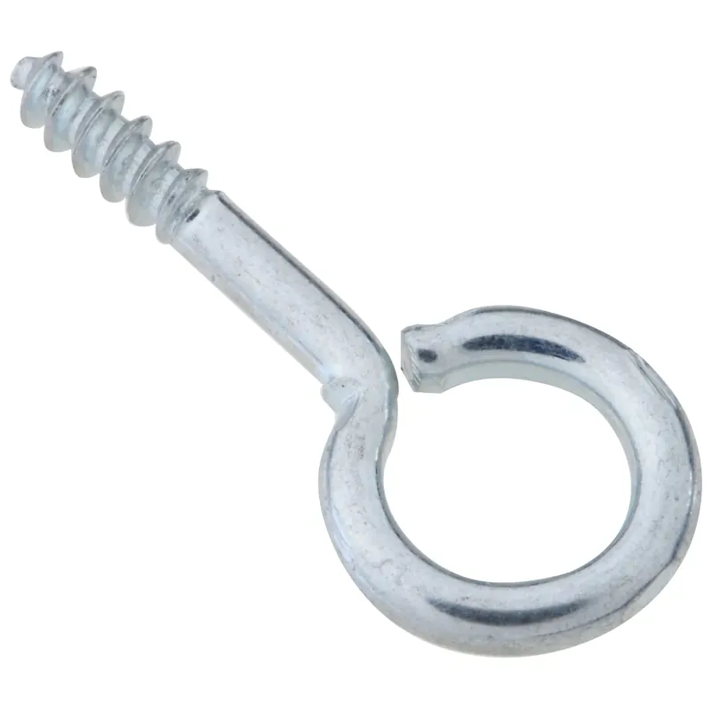 National Hardware 0.08 In. D X 15/16 In. L Zinc-Plated Steel Screw Eye 5 Lb. Cap. 14 Pk