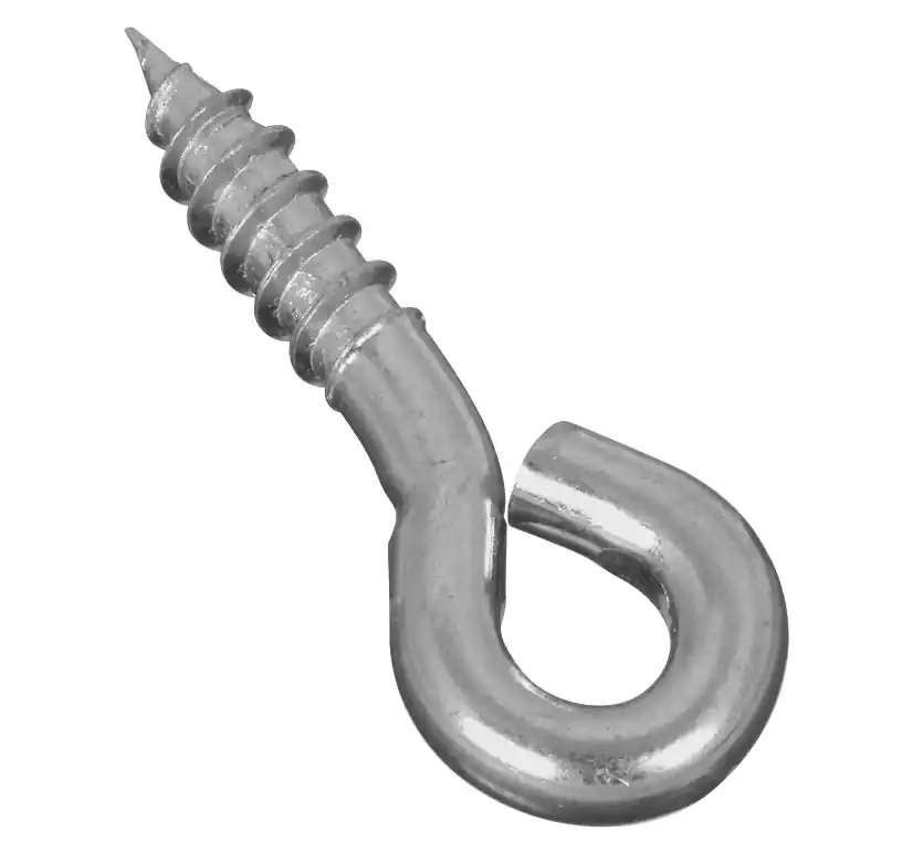 National Hardware 0.19 In. D X 1-5/8 In. L Zinc-Plated Steel Screw Eye 75 Lb. Cap. 5 Pk