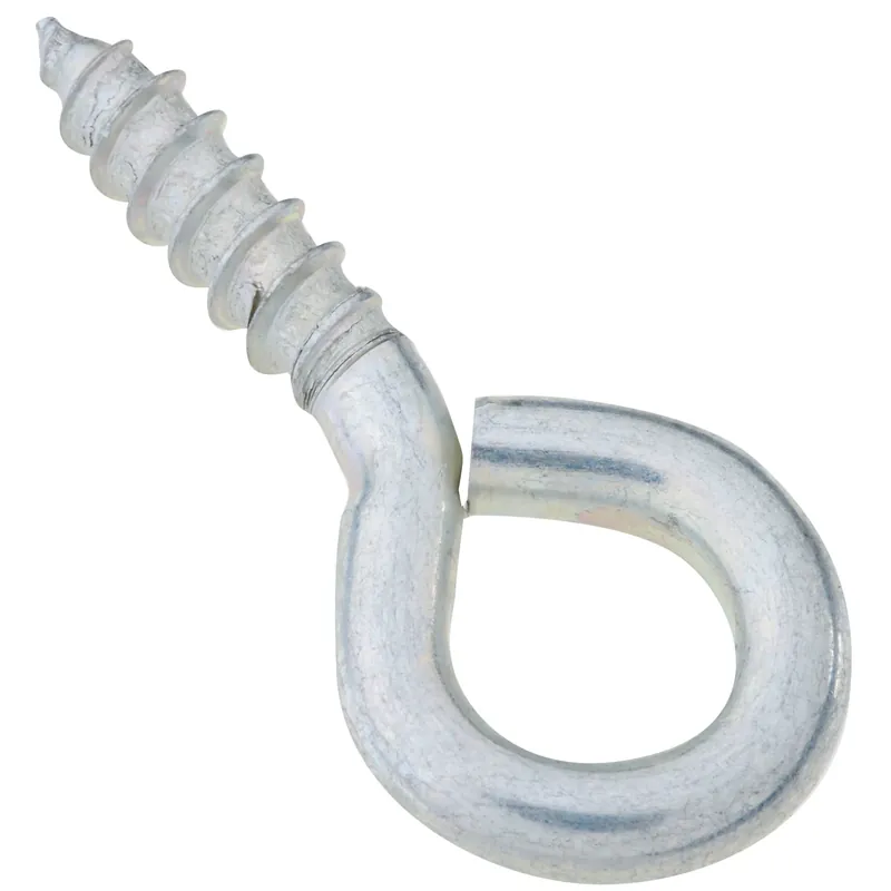 National Hardware 0.22 In. D X 2-1/16 In. L Zinc-Plated Steel Screw Eye 75 Lb. Cap. 3 Pk
