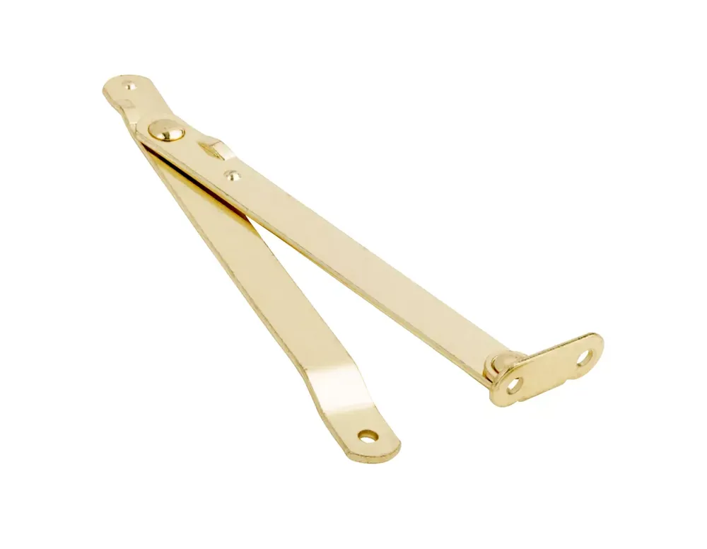 National Hardware Brass-Plated Steel Left Hand Folding Support 6 In. 1 Pk