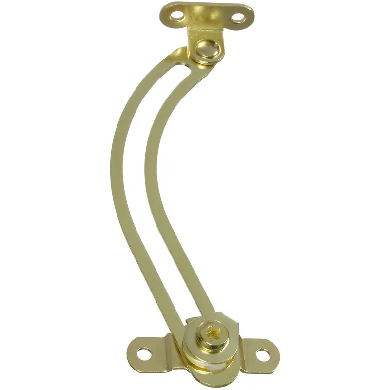 National Hardware Brass-Plated Steel Right Hand Friction Lid Support 3/4 In. 5-17/32 In. 1 Pk