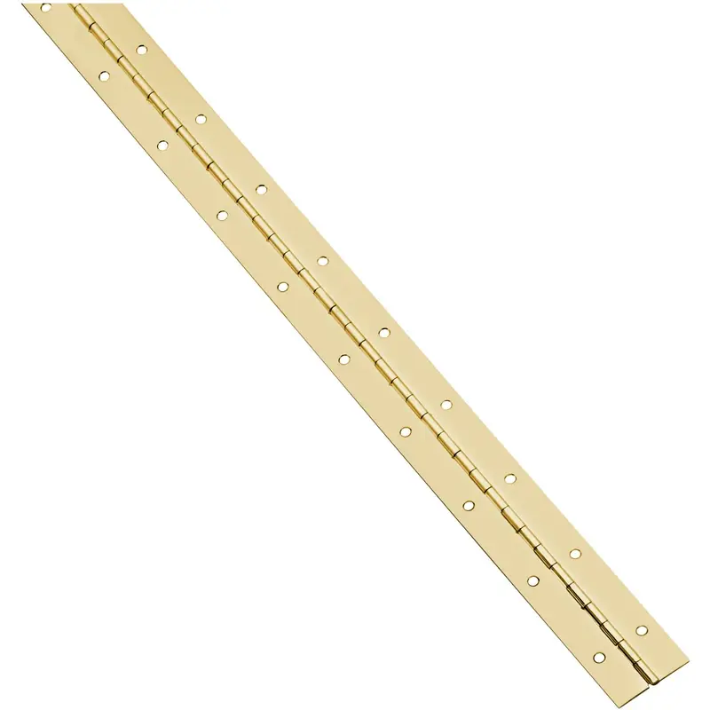 National Hardware 30 In. L Brass-Plated Continuous Hinge 1 Pk