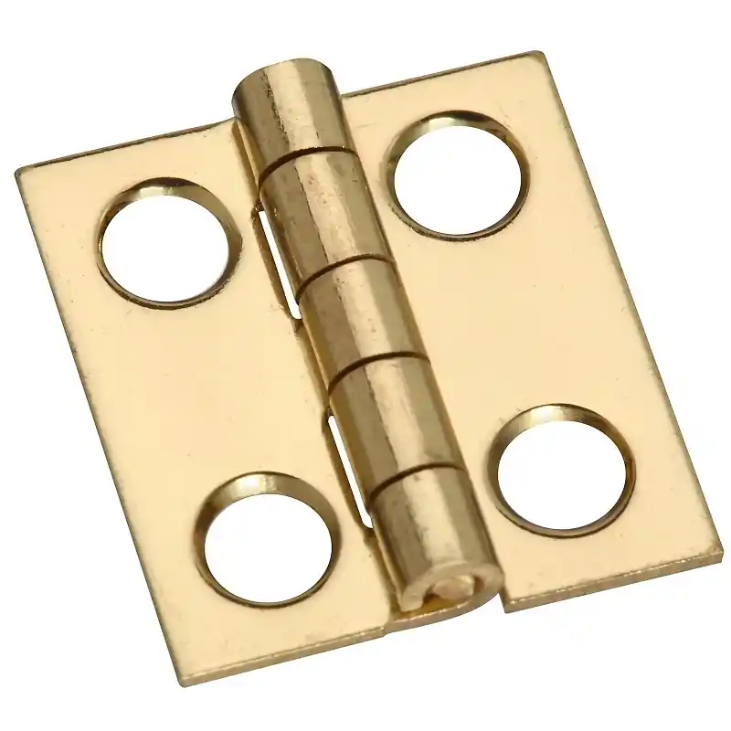 National Hardware 3/4 In. L Solid Brass Door Hinge 4 Pk