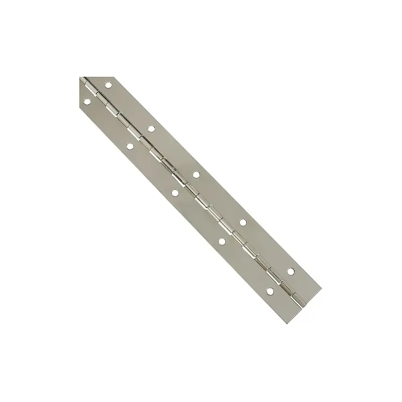National Hardware 12 In. L Nickel Continuous Hinge 1 Pk