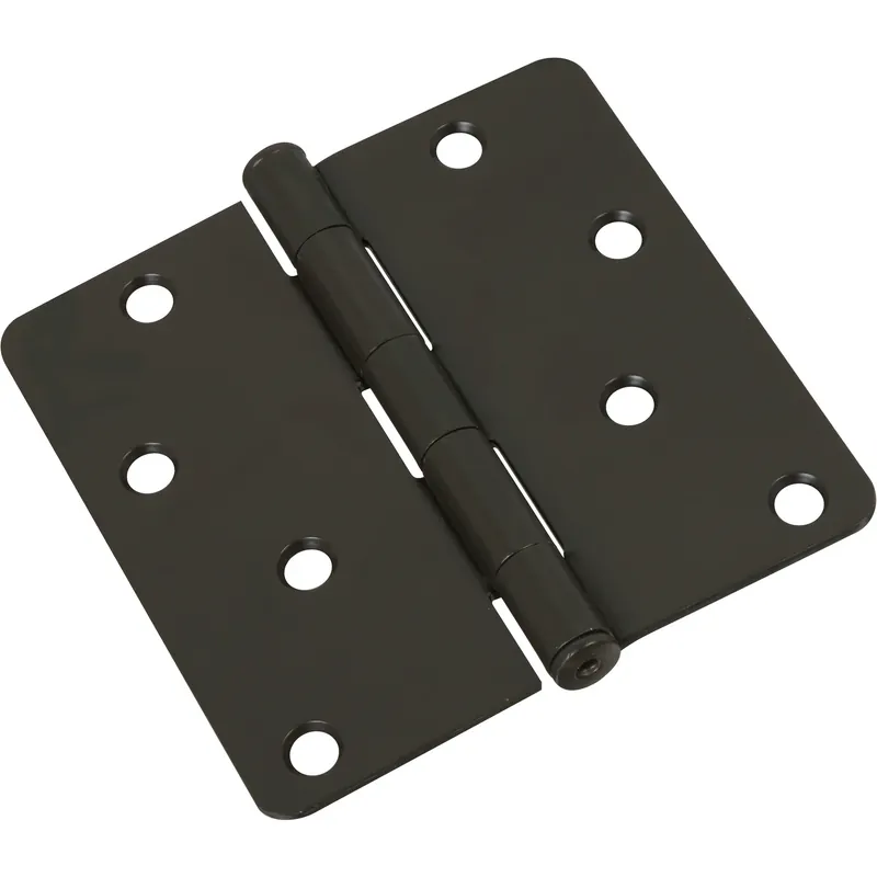 National Hardware 4 In. L Oil Rubbed Bronze Door Hinge 1 Pk