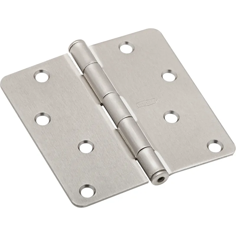 National Hardware 4 In. L Satin Nickel Door Hinge 1 Pk