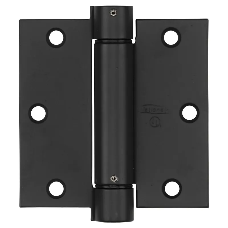 National Hardware 3-1/2 In. L Oil Rubbed Bronze Spring Hinge 1 Pk