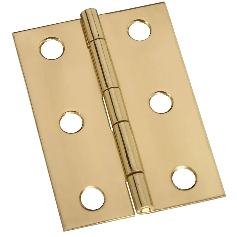 National Hardware 2-1/2 In. L Solid Brass Door Hinge 1 Pk