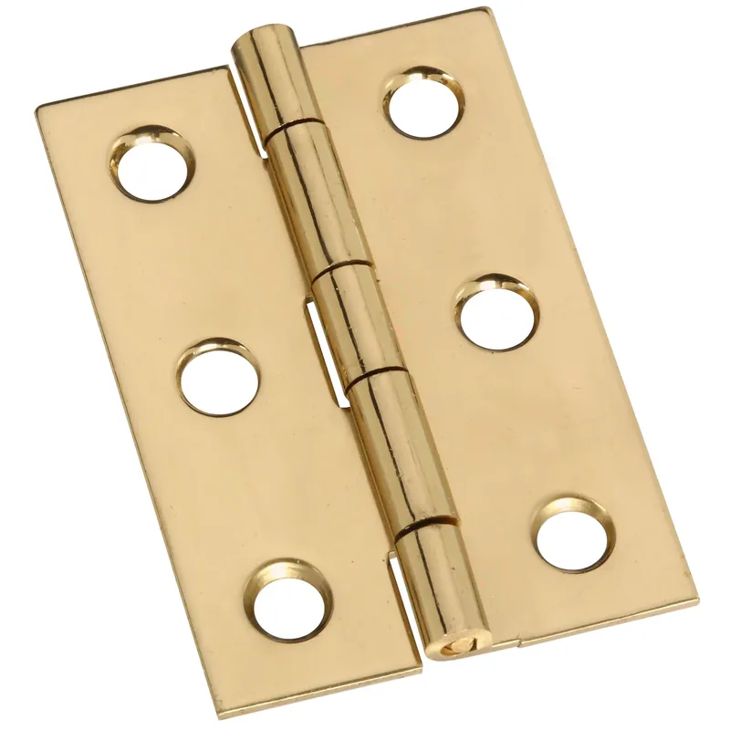 National Hardware 2 In. L Solid Brass Door Hinge 1 Pk