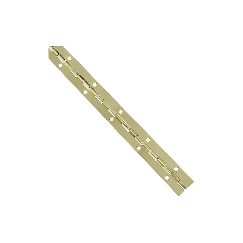 National Hardware 12 In. L Brass-Plated Continuous Hinge 1 Pk