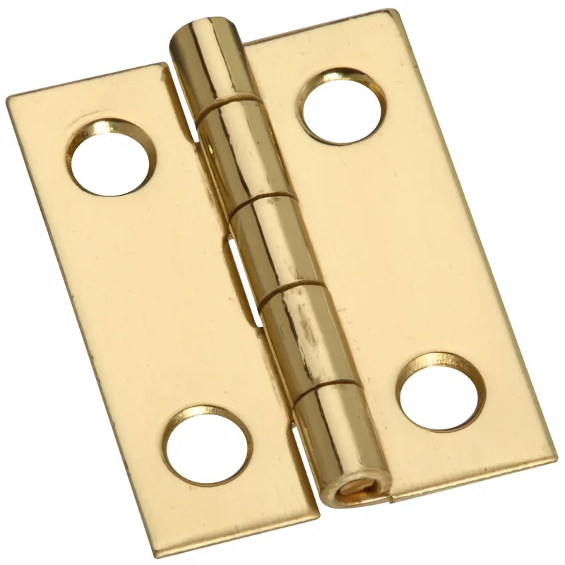 National Hardware 1 In. L Solid Brass Broad Hinge 1 Pk