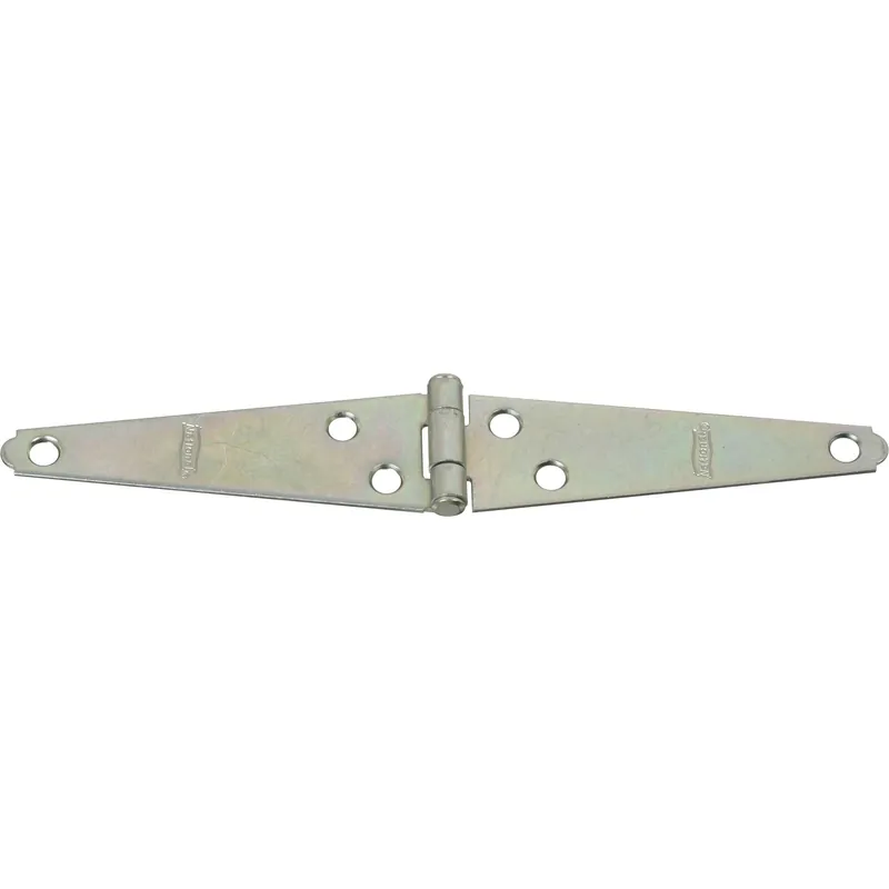 National Hardware 4 In. L Zinc-Plated Light Strap Hinge 2 Pk