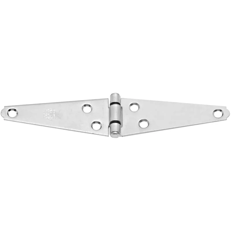 National Hardware 4 In. L Zinc-Plated Heavy Strap Hinge 1 Pk
