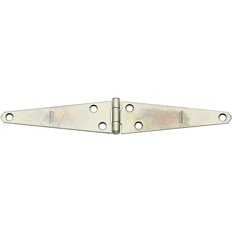 National Hardware 5 In. L Zinc-Plated Light Strap Hinge 2 Pk