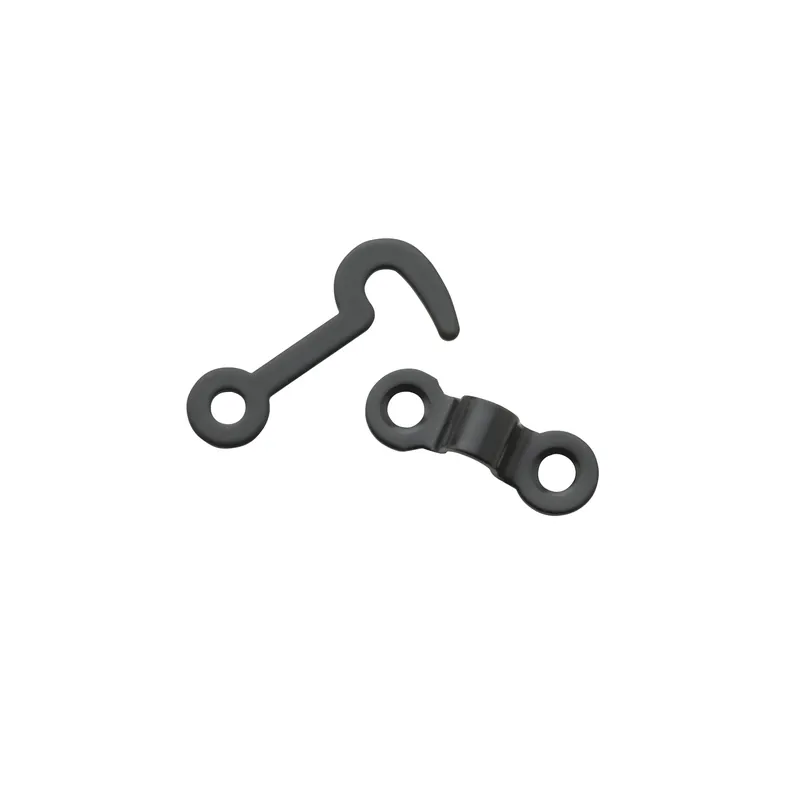 National Hardware Oil Rubbed Bronze Steel Hook And Staple 2 Pk