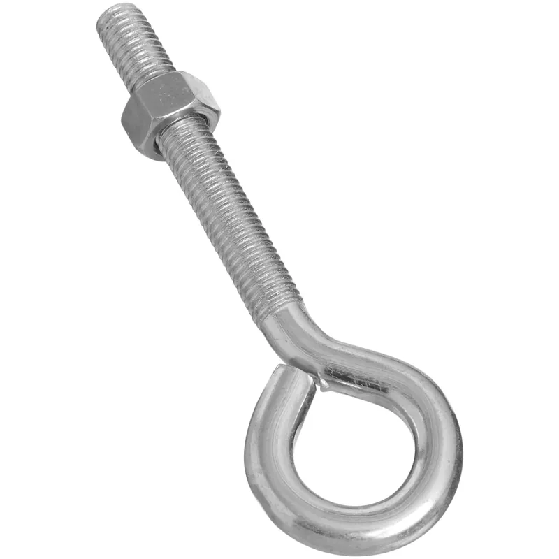 National Hardware 1/2 In. X 6 In. L Zinc-Plated Steel Eyebolt Nut Included