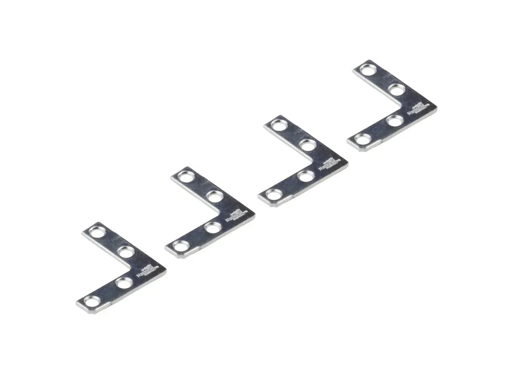 National Hardware 1-1/2 In. H X 3/8 In. W X 0.07 In. D Zinc-Plated Steel Outside Corner Brace