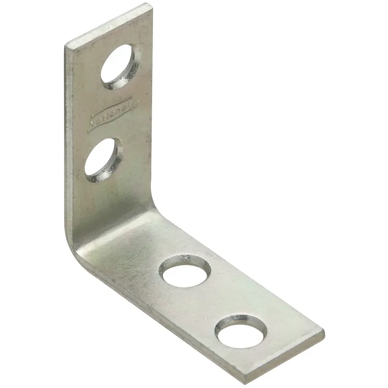 National Hardware 1.5 In. H X 0.625 In. W X 0.08 In. D Zinc-Plated Steel Inside Corner Brace
