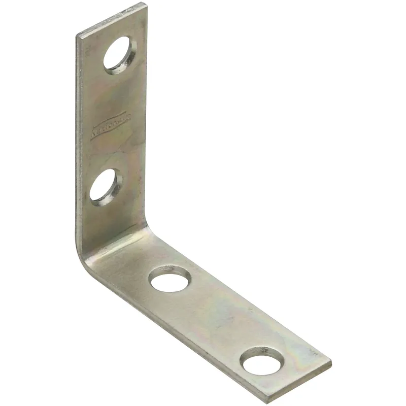 National Hardware 2 In. H X 5/8 In. W X 0.08 In. D Zinc-Plated Steel Inside Corner Brace