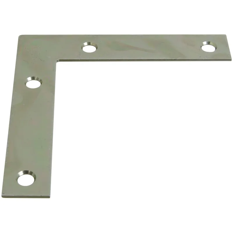 National Hardware 4 In. H X 3/4 In. W X 0.07 In. D Zinc-Plated Steel Outside Corner Brace