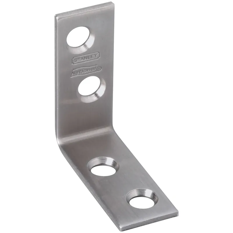 National Hardware 1.5 In. H X 0.63 In. W Stainless Steel Inside Corner Brace