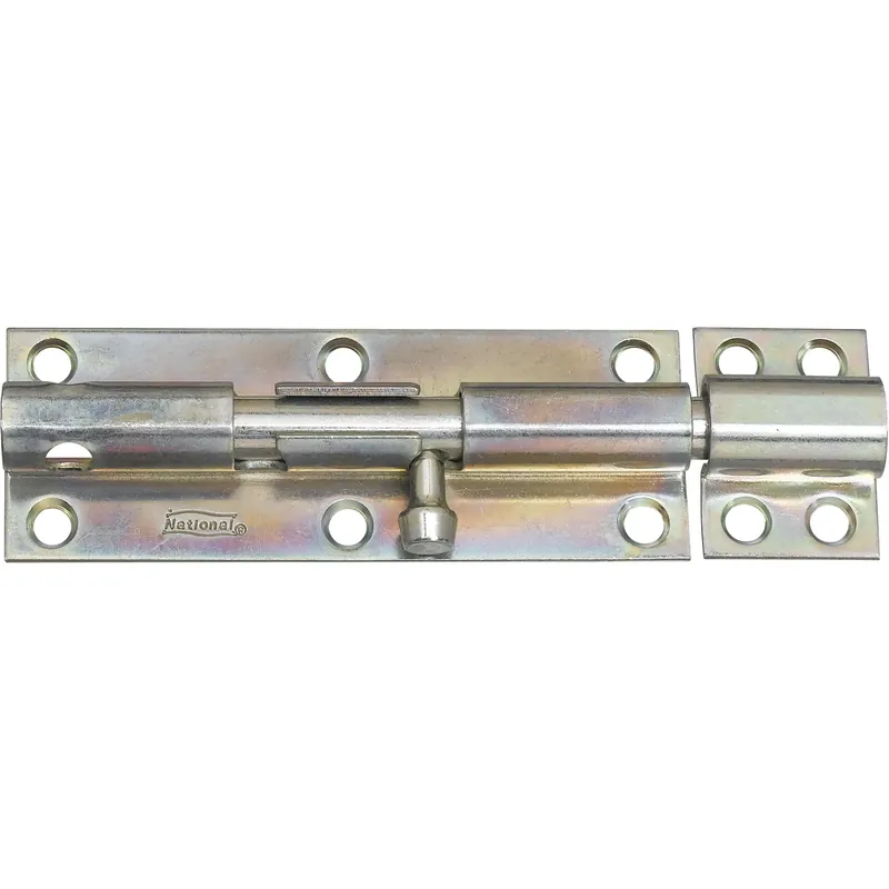 National Hardware 6 In. L Zinc-Plated Steel Heavy Duty Barrel Bolt 1 Pk