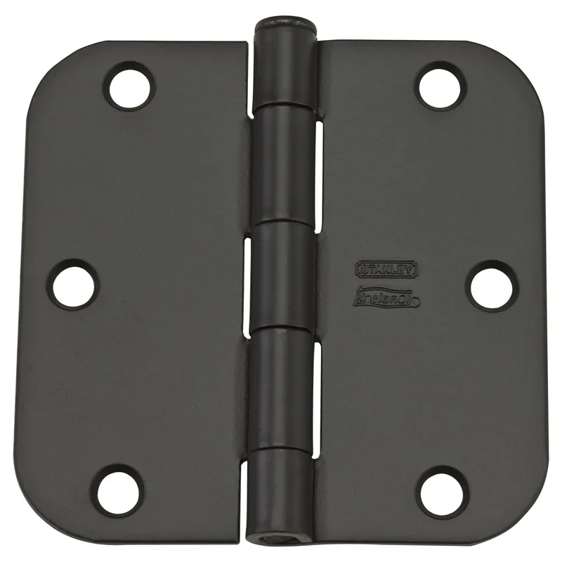 National Hardware 3-1/2 In. L Oil Rubbed Bronze Door Hinge 12 Pk