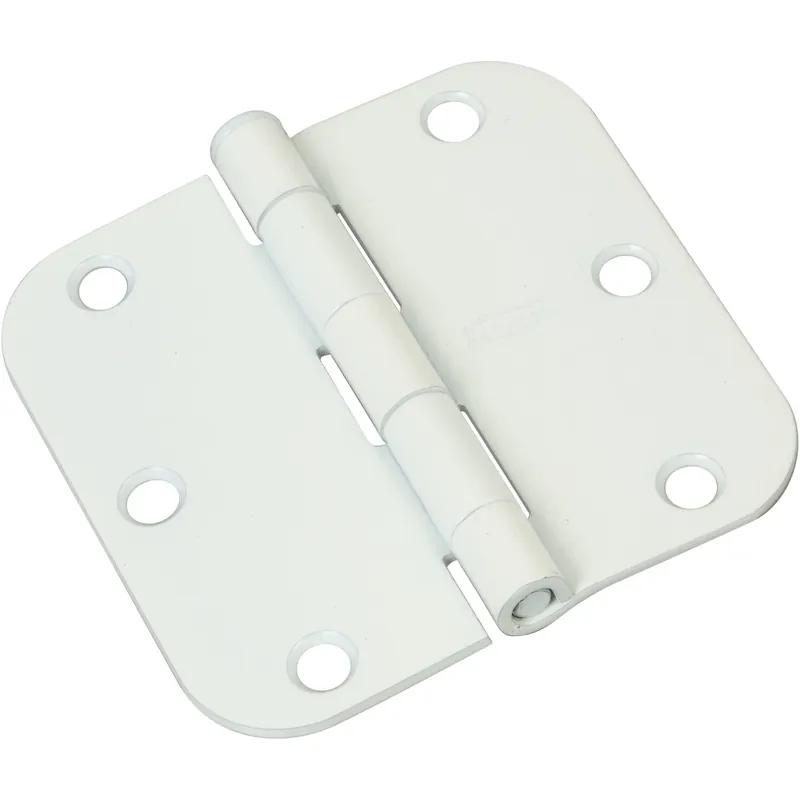 National Hardware 3-1/2 In. L White Door Hinge 3 Pk