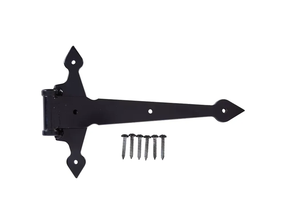 National Hardware 13 In. L Black Heavy Duty T Hinge 1 Pk
