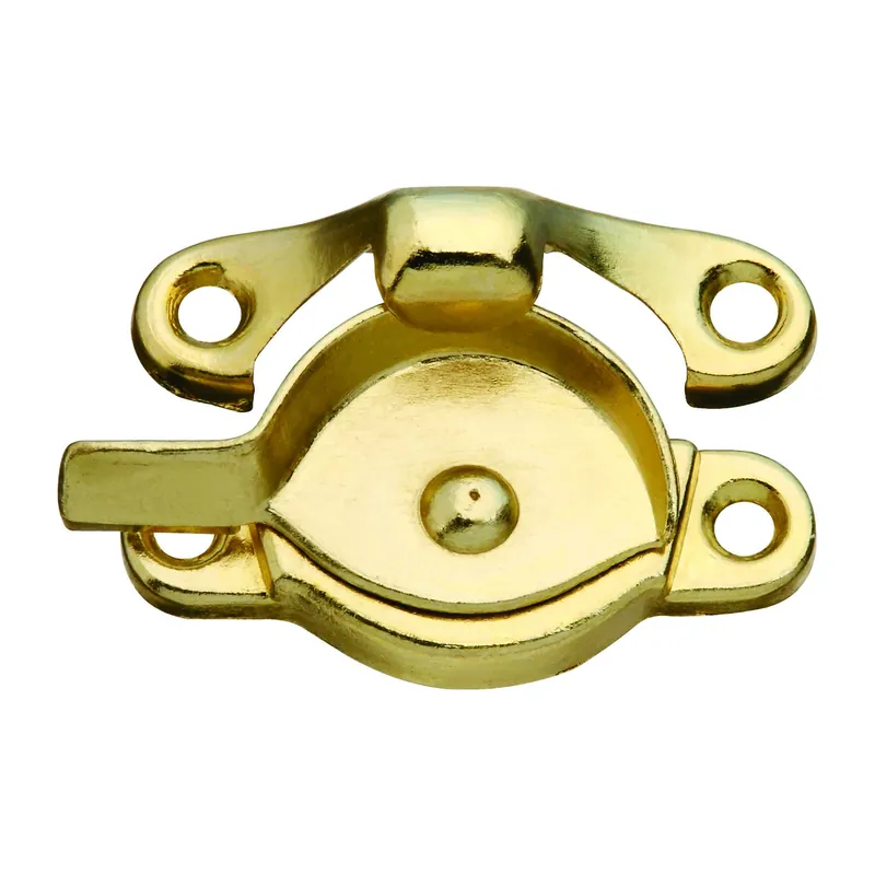 National Hardware Brass Gold Die-Cast Zinc Sash Lock 1 Pk