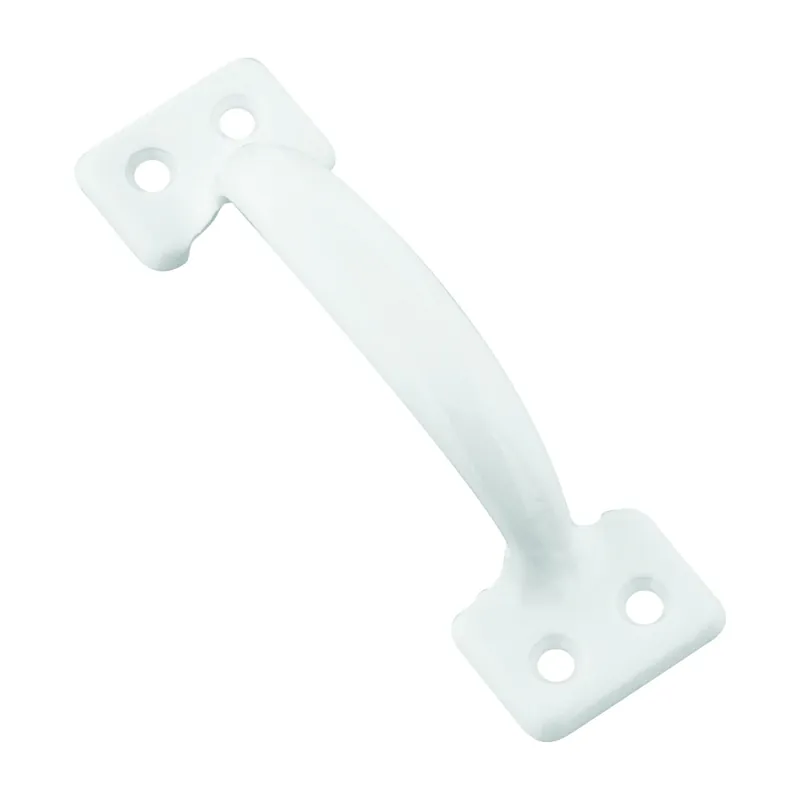 National Hardware 4 In. L White Steel Universal Sash Lift Handle 1 Pk